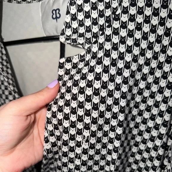 Betabrand Catstooth Transcendent Blazer - Black & White - Size Large - Picture 7 of 8